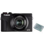Canon PowerShot G7X Mark III + Battery Kit (Canon 3637C014) – Black